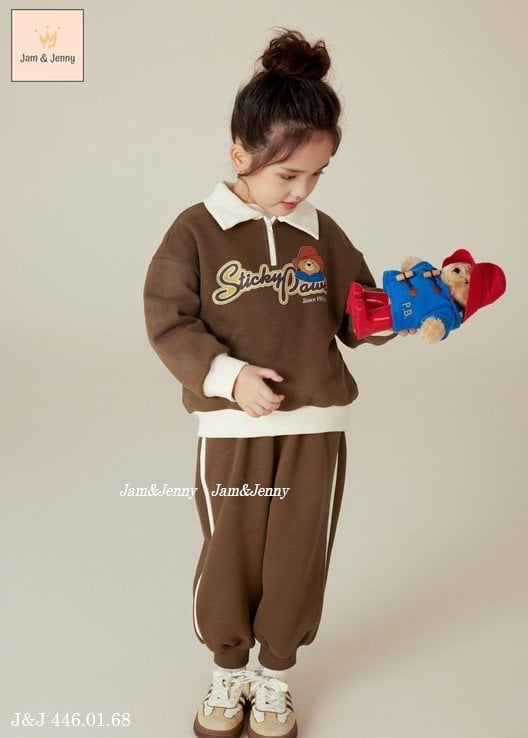 Bộ nỉ Jam&Jenny cổ đức Sticky Paus 3 màu size 2 - 12y