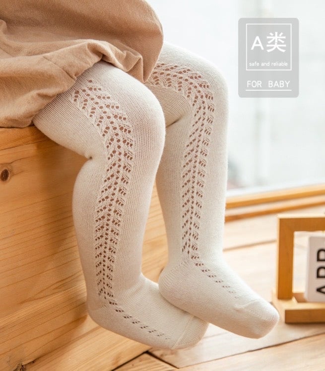 Quần tất len lỗ Kid