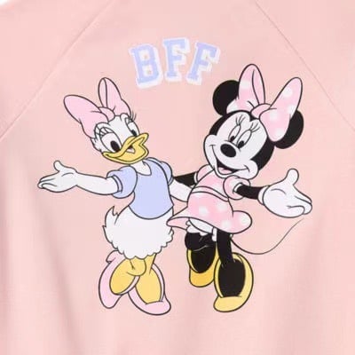 Áo khoác bomber nỉ bông Disney dư xịn nhiều màu cho bé size 3-10y