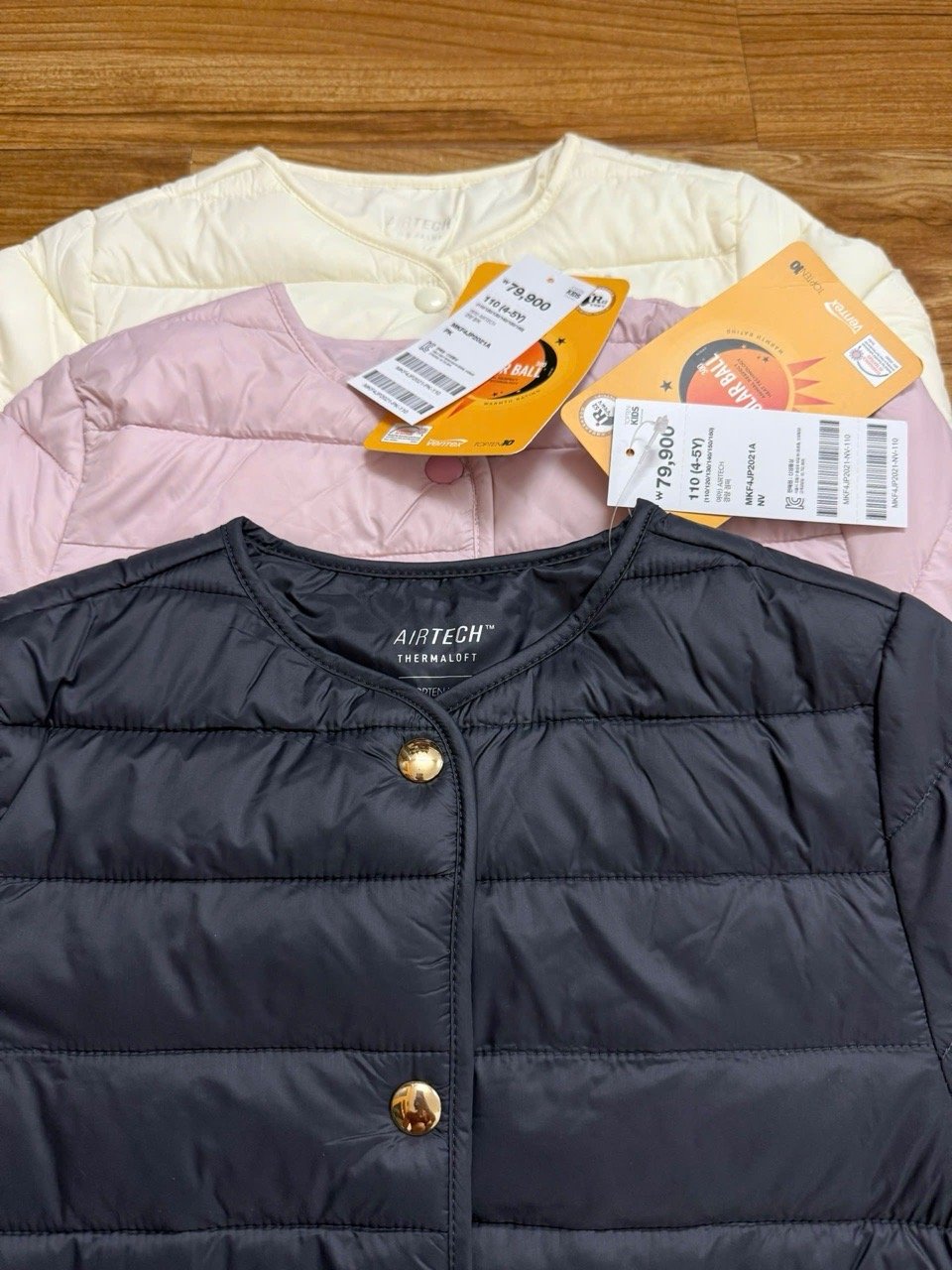 AK70 - Áo khoác chần bông siêu nhẹ Top10 nhiều mẫu cho bé size 110-160