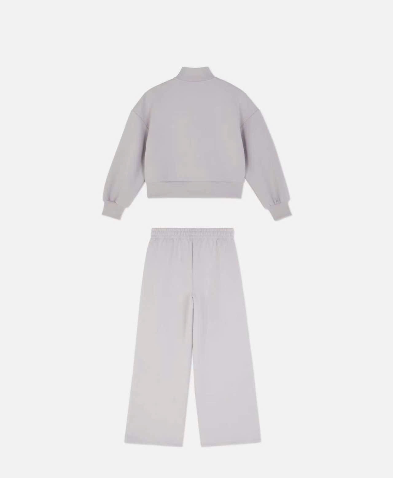 Bộ nỉ thể thao Pri.mark màu tím lilac Stitch cho bé gái size 7-15y