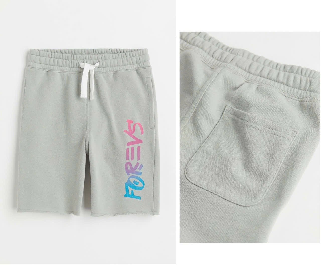 Quần short da cá HM dòng Đại nhiều màu Bé Trai size 8 - 14y+