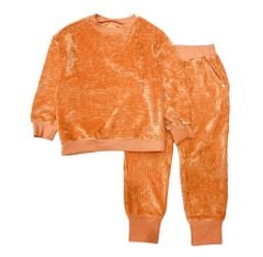 Bộ nhung Moimoln màu cam trơn size 120