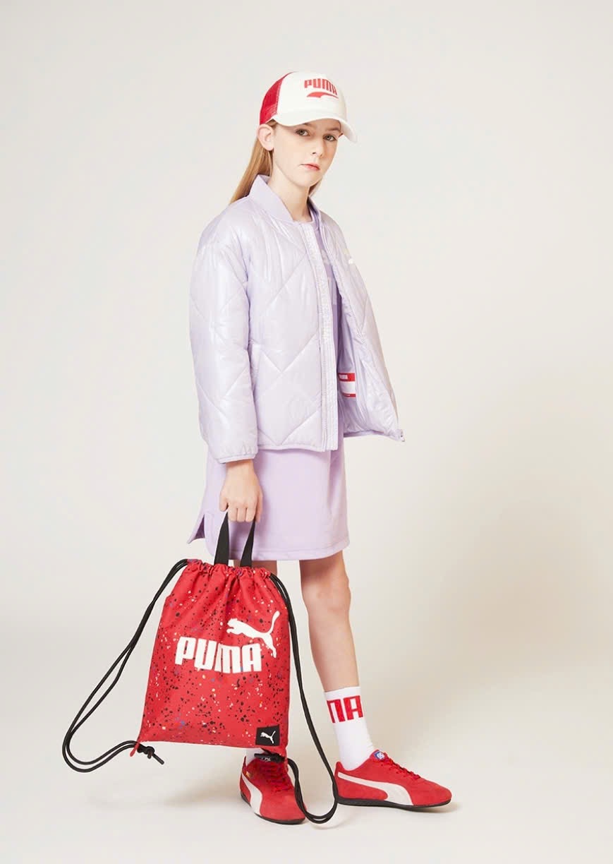 Áo khoác phao bomber PM dư xịn xuất Hàn 2 màu đen/tím cho bé size 120-160