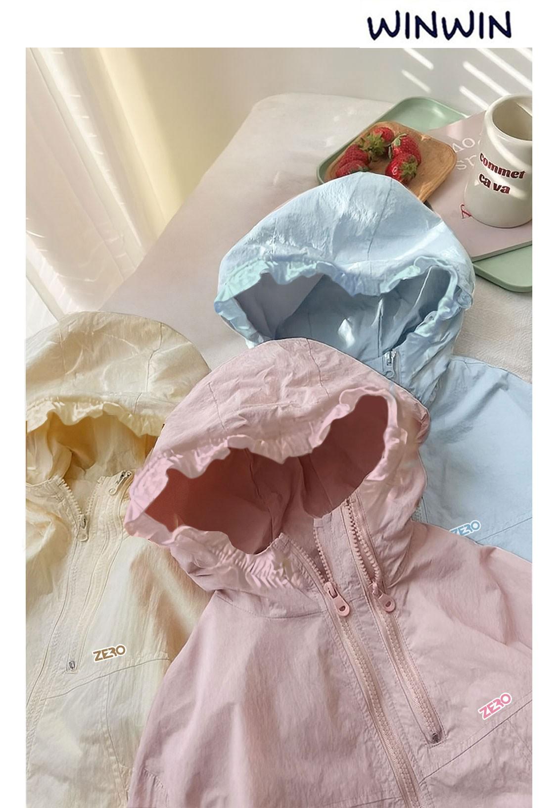Áo khoác gió Win Win lót lưới nhiều màu cho bé size 3-14y