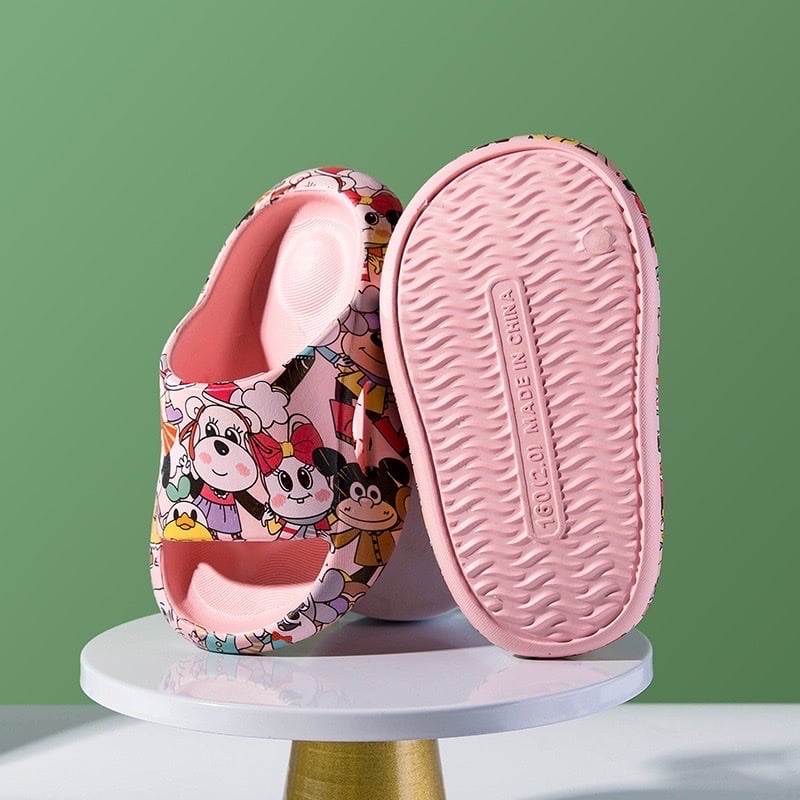 Dép in tràn hình động vật 4 màu BTBG