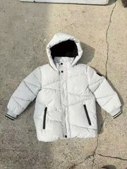 Áo khoác phao Nauigation màu ghi cho bé size 8 - 15y