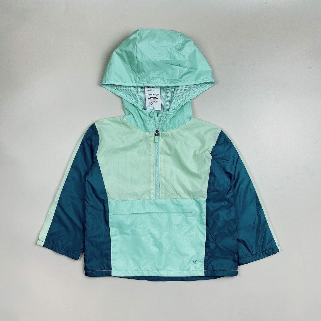 Áo khoác gió lót lưới Xersion màu xanh BT