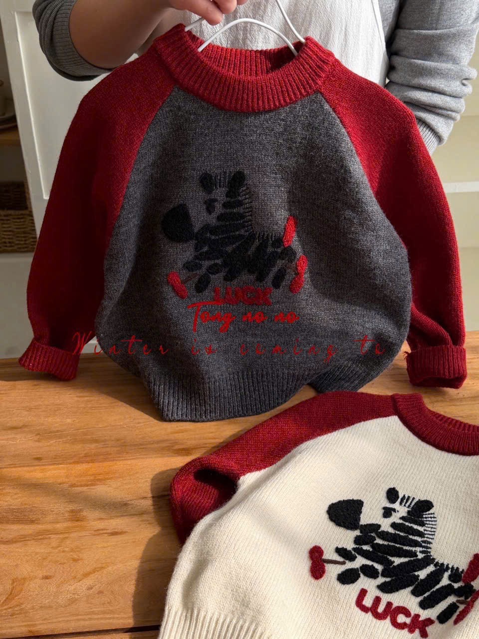 BM2 - Áo len Tongnono nhiều màu cho bé trai size 110-150