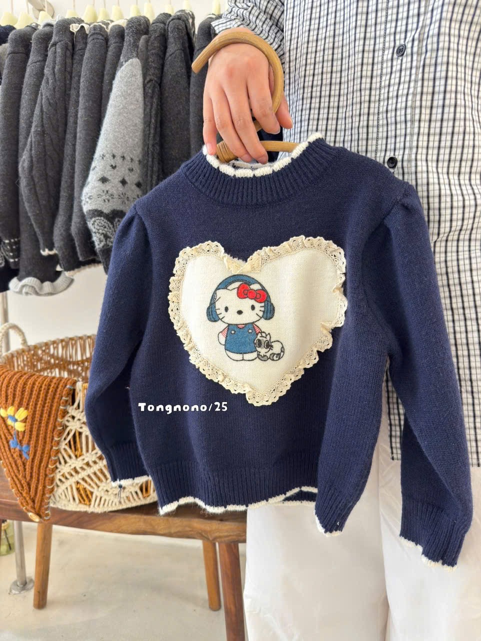 Áo len Tongnono nhiều mẫu cho Bé Gái size 110 - 150