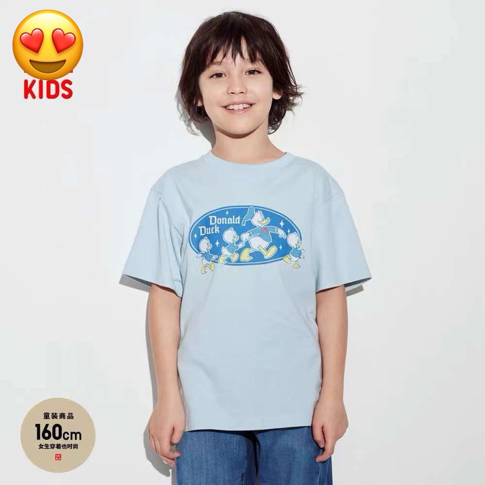 Áo cotton Uni Disney nhiều màu BTBG size 110-160