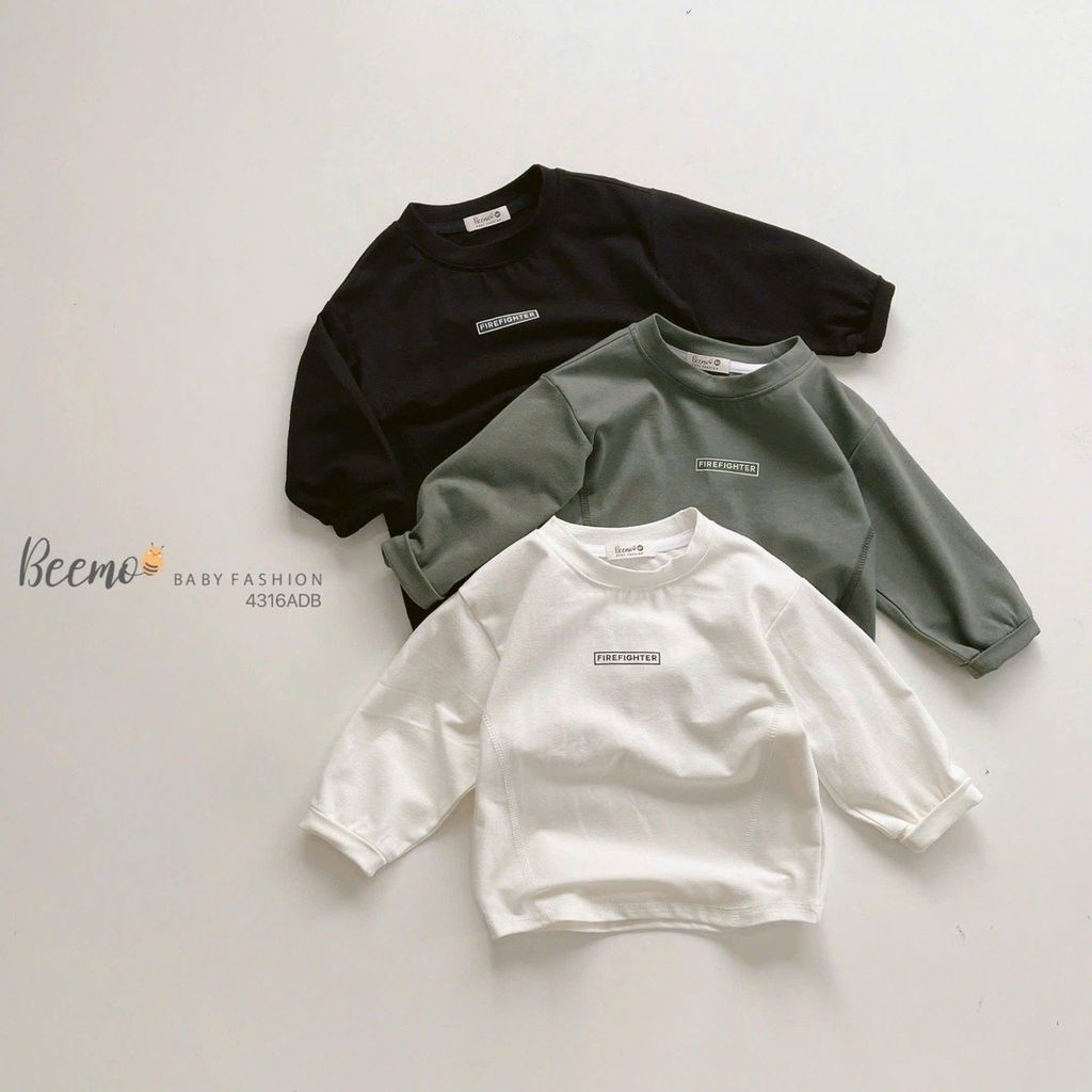 4316ADB - Áo cotton in giữa ngực Beemo