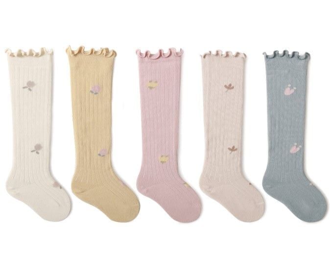 Tất cao tới gối Nemo Baby 5 màu họa tiết cổ bèo