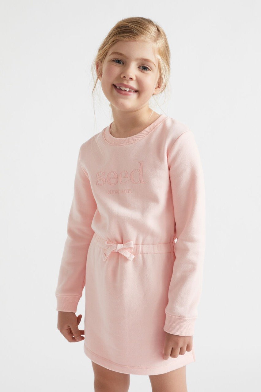 V00107 - Váy nỉ bông chun eo nhiều màu size 12m - 10y