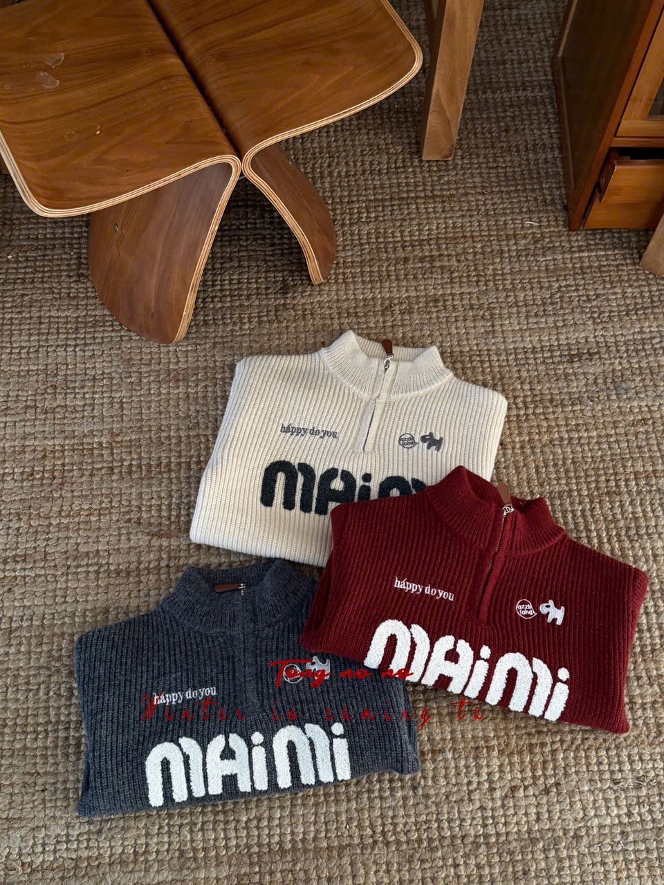 BM2 - Áo len Tongnono nhiều màu cho bé trai size 110-150