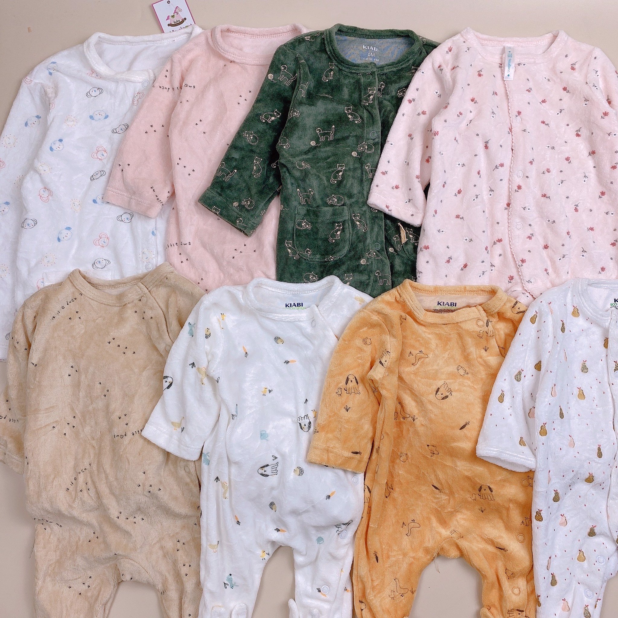 Body băng lông Kiabi nhiều họa tiết BTBG