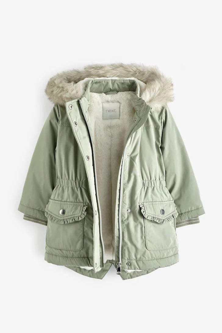 Áo khoác Parka Next lót lông 3 màu BG size 9m - 7y