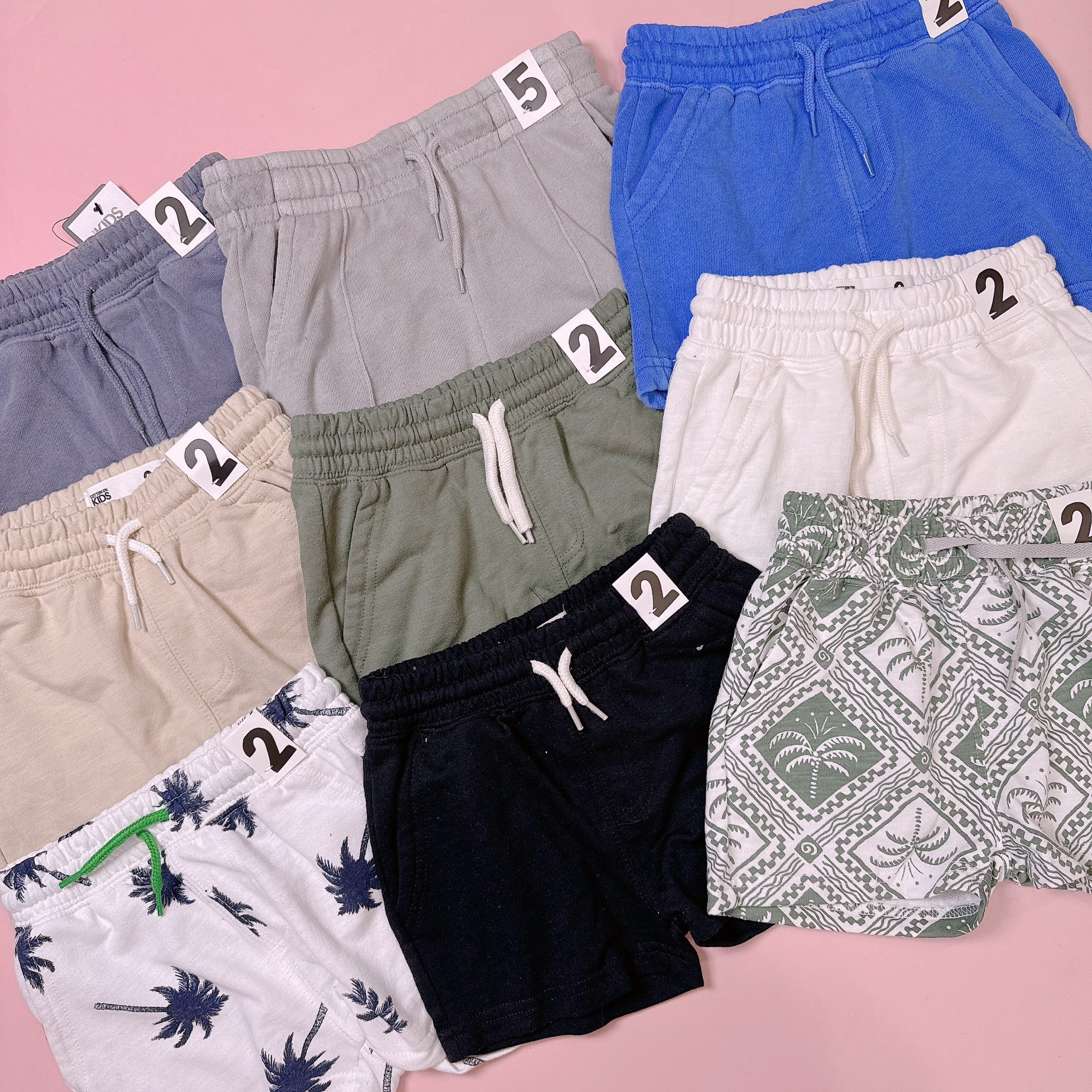 Quần short da cá Cotton On nhiều màu cho bé size 2-16y