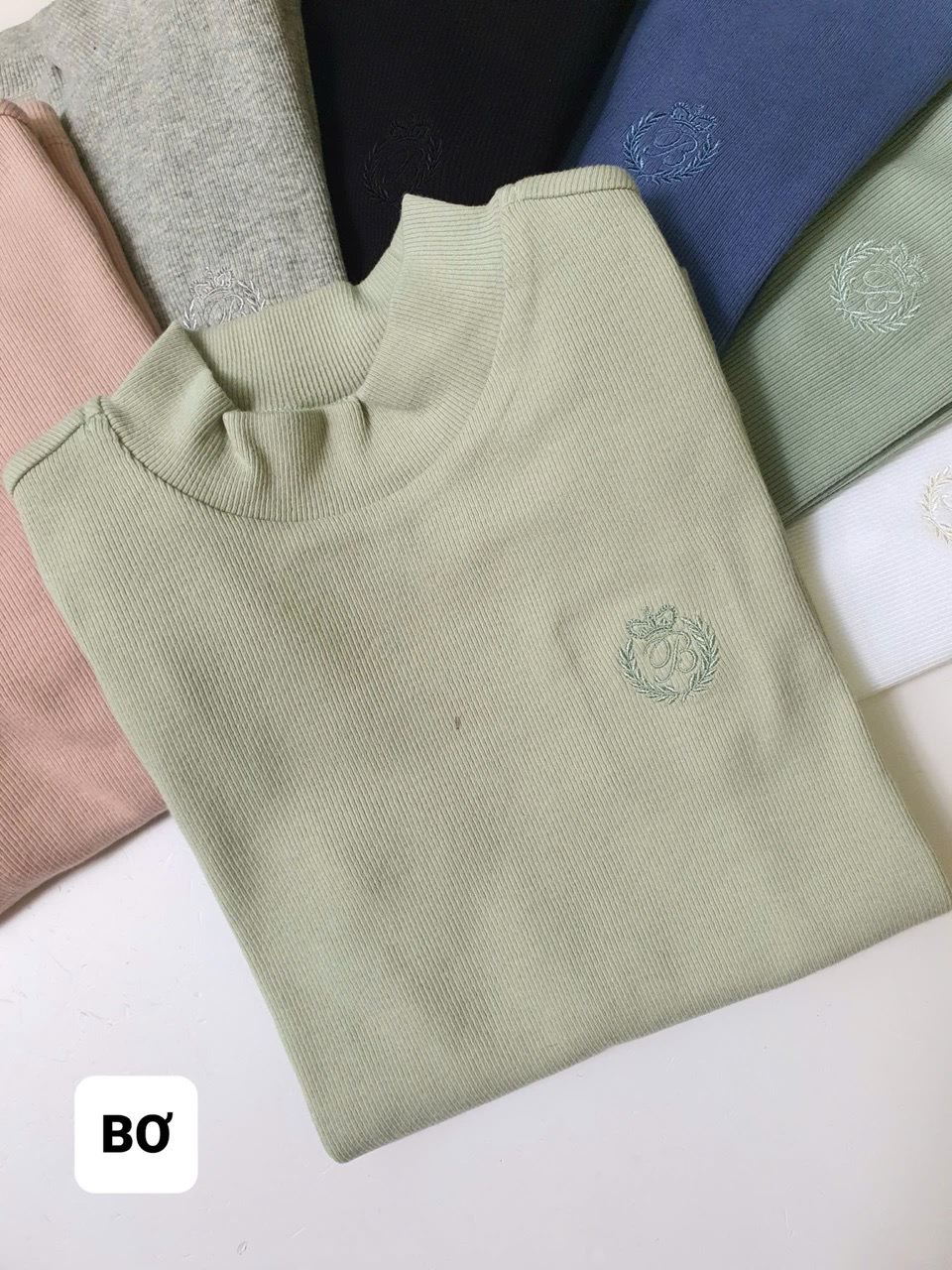 BM2511TS08 - Áo Beemon cổ 3p thun tăm giữ nhiệt nhiều màu cho bé size 120-160