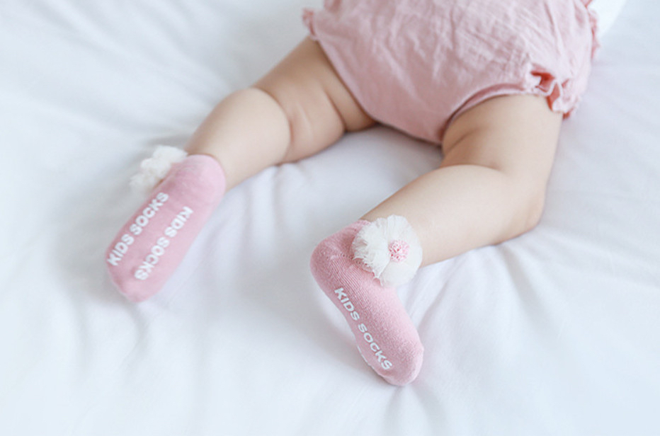 Set 3 tất nemo Baby cổ ngắn công chúa đính hoạ tiết