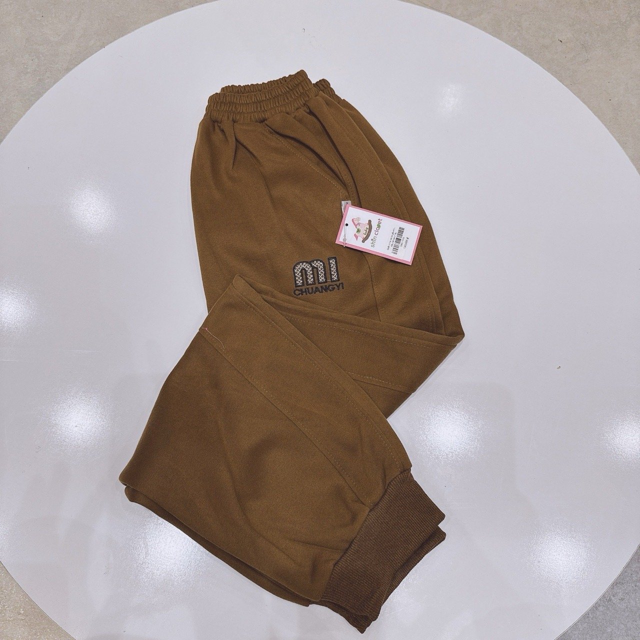 Quần nỉ hai da bo gấu nhiều màu dòng Đại cho bé size 13 - 17y