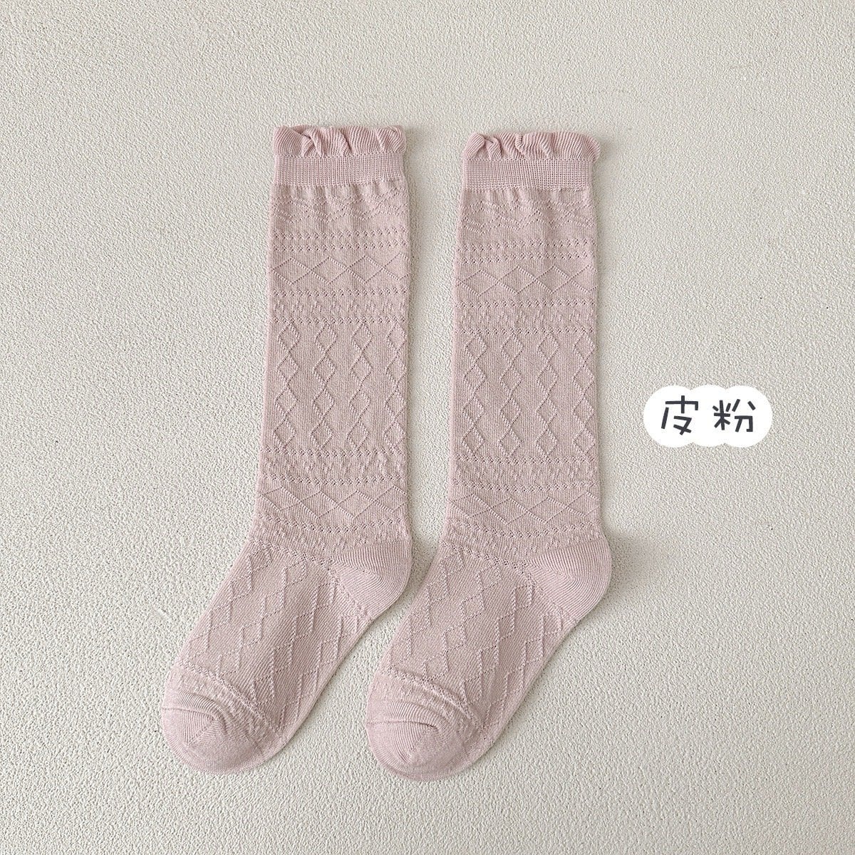 Tất cao cổ trơn nhiều màu Minliu cho bé gái size 3-12y