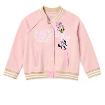 Áo khoác bomber nỉ bông Disney dư xịn nhiều màu cho bé size 3-10y
