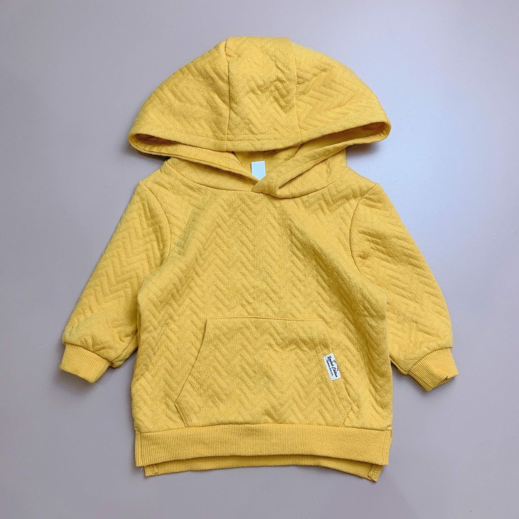 Áo nỉ Hoodie dymples màu vàng túi bụng