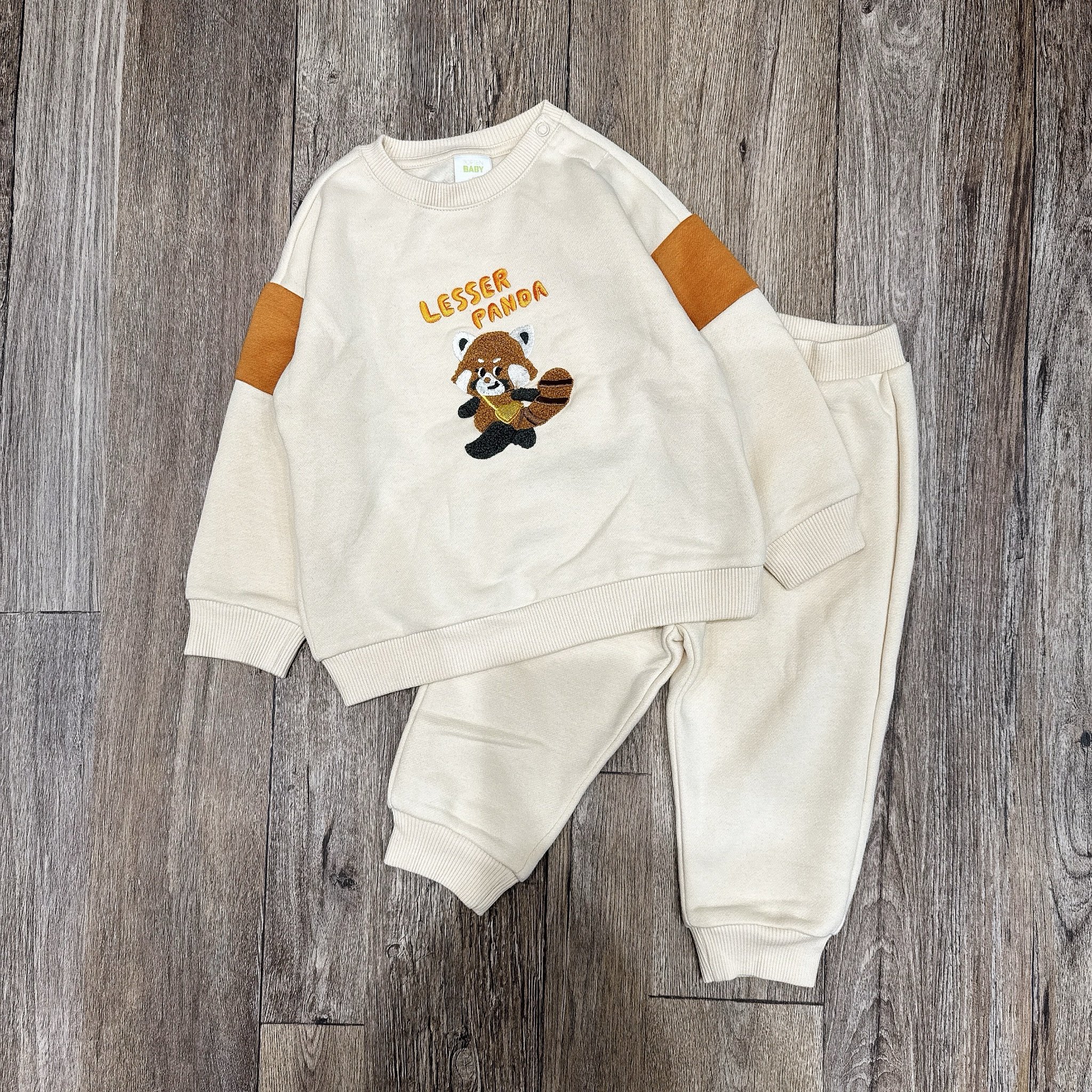 Bộ nỉ bông Topten Baby xuất Hàn họa tiết động vật nhiều màu cho bé size 80-110