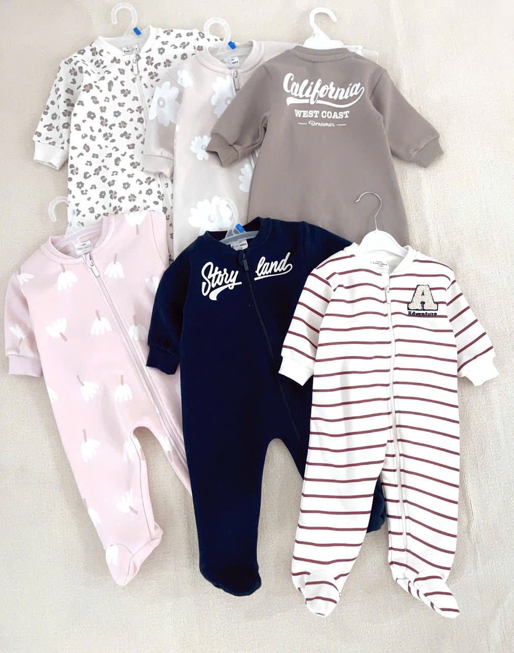 Body nỉ bông Minene dư xịn nhiều màu cho bé size 3-24m