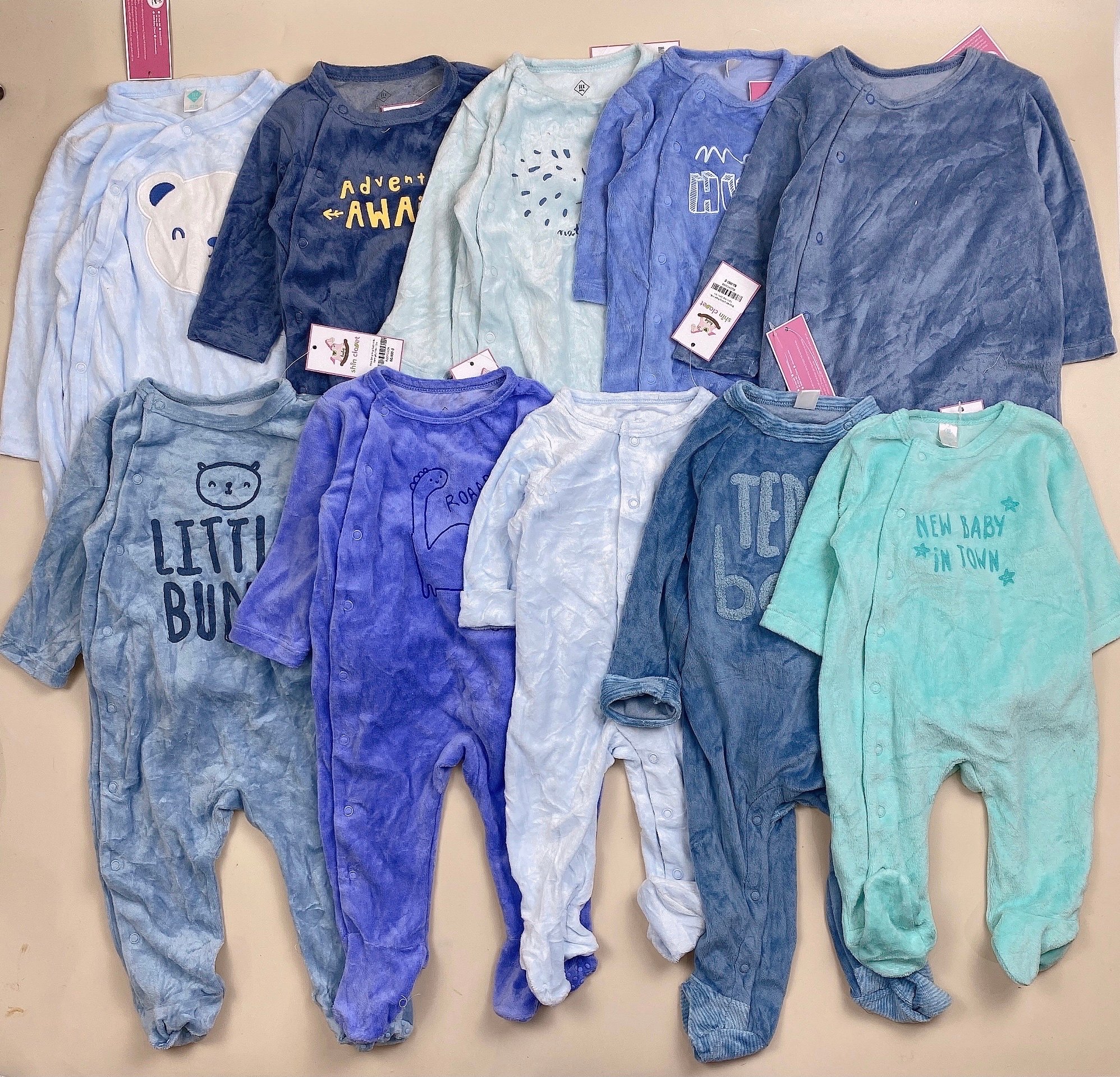 Body băng lông Kiabi nhiều màu Bé Trai