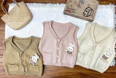 696 - Gile len đính thỏ nhiều màu cho bé gái size 90-130