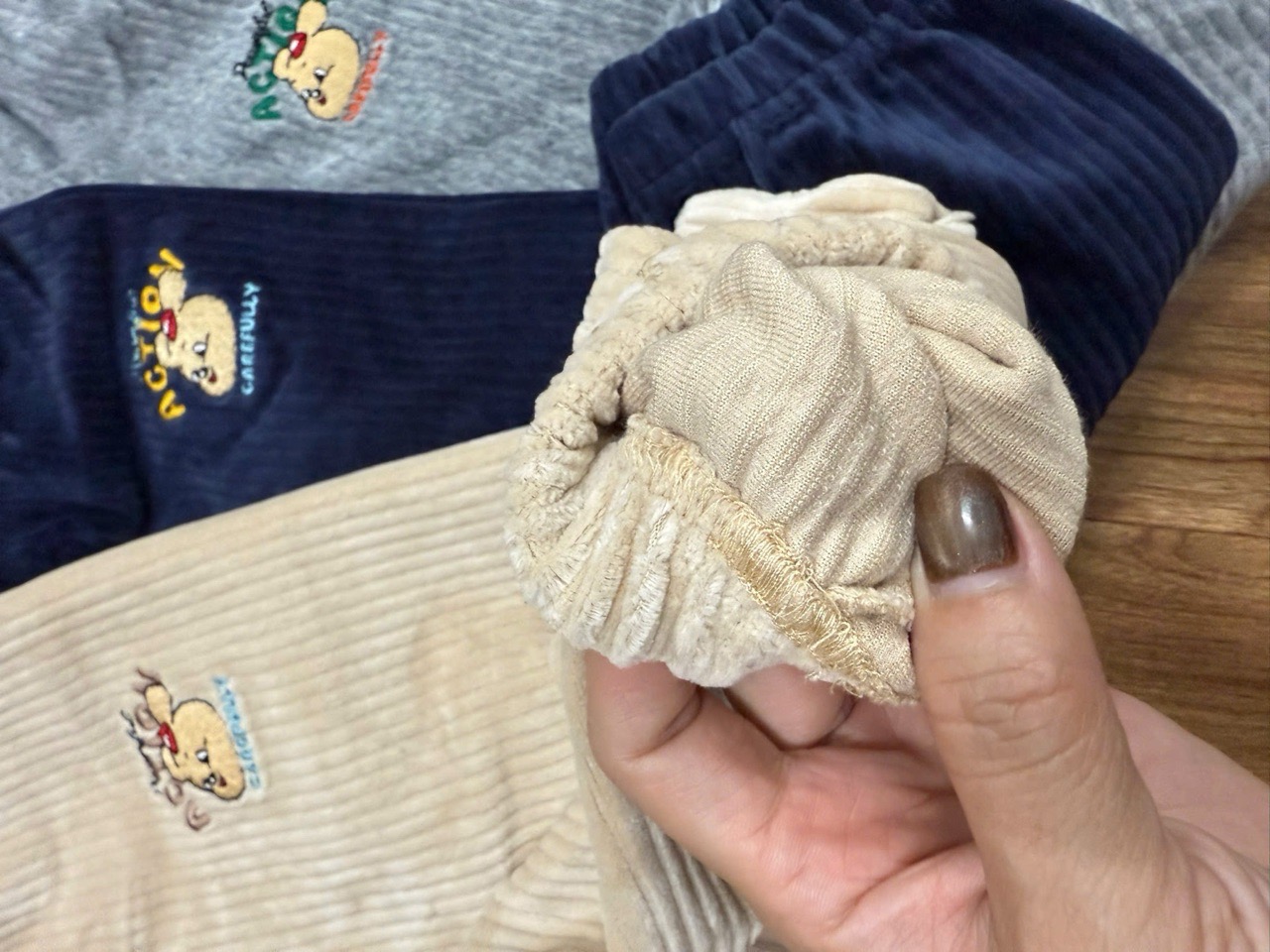 Quần nhung Milkmile xuất Hàn nhiều màu cho bé size 90-120