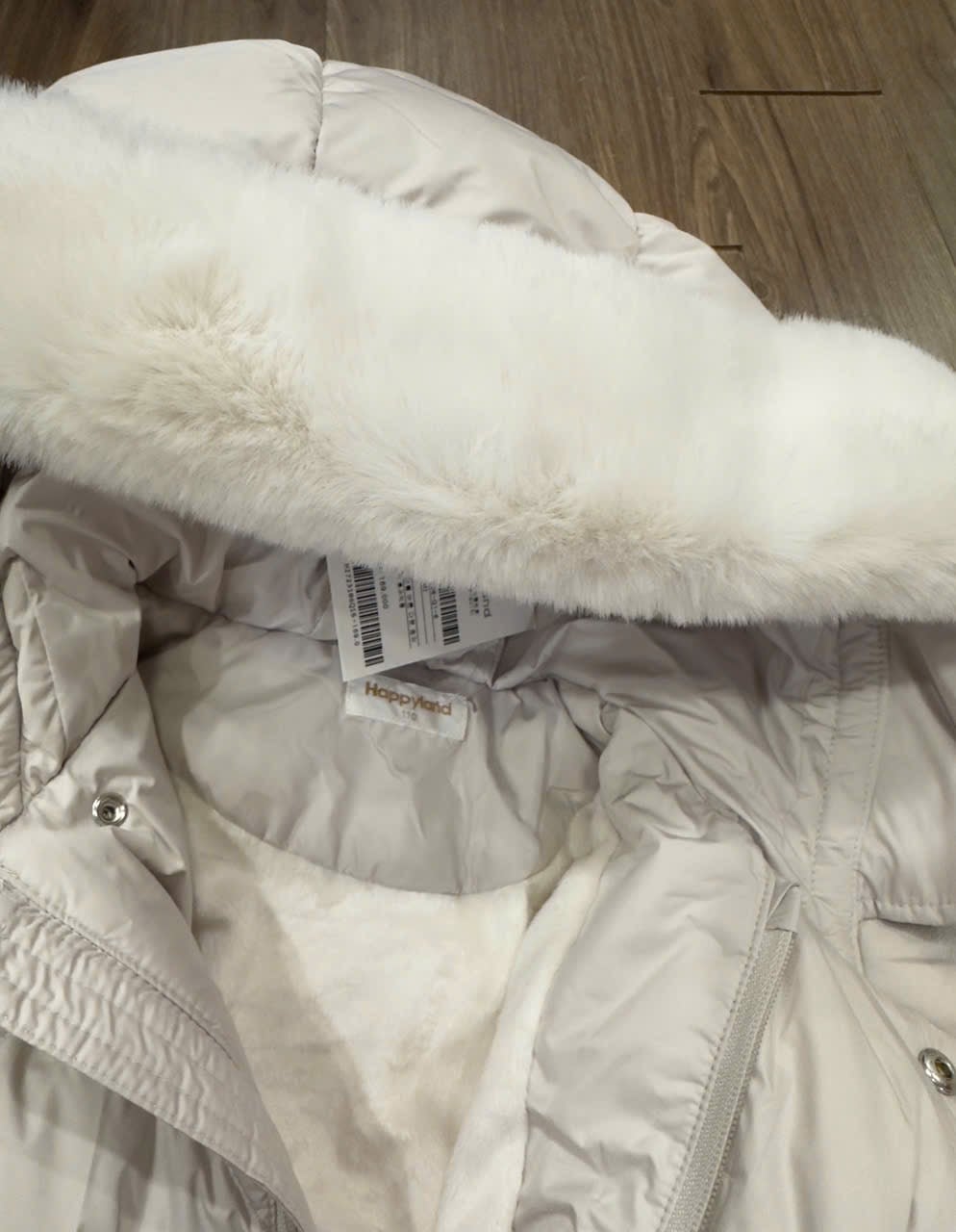 Áo khoác phao lông vũ Happyland xuất Hàn 2 màu cho bé size 90-120