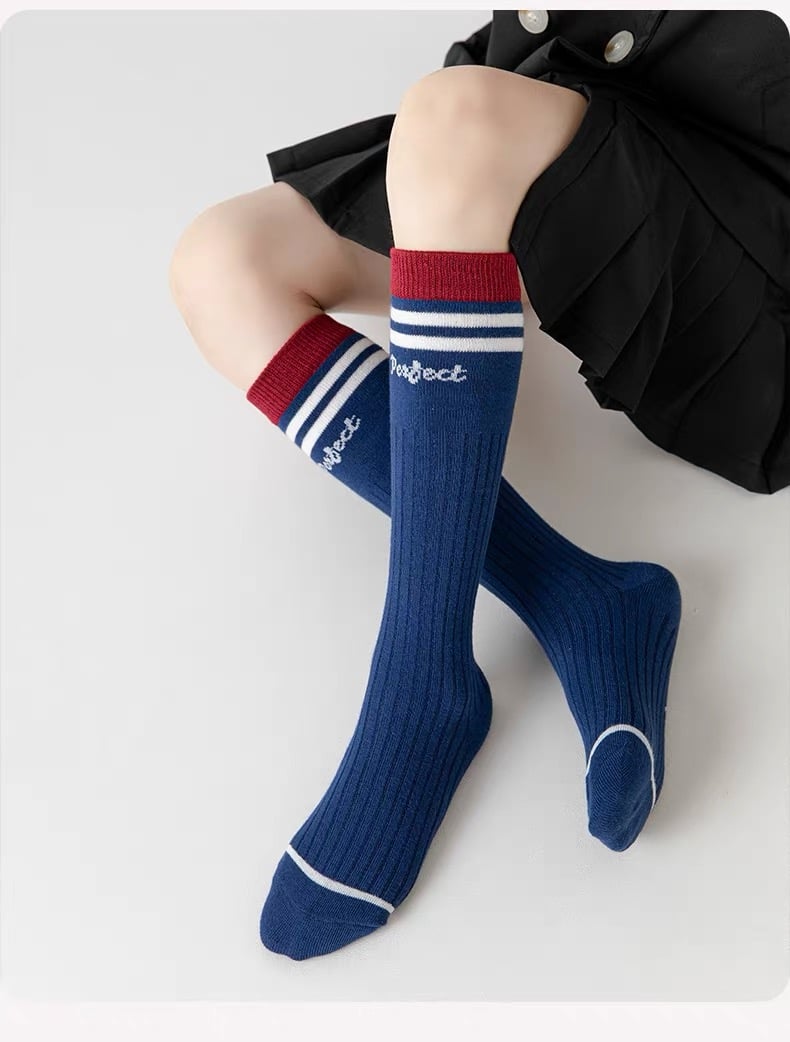 Tất cao tới bắp chân The Socks 5 màu size 3 - 12y
