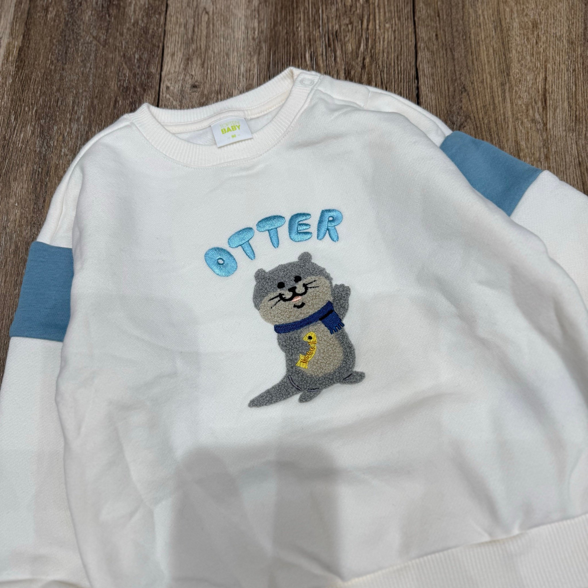 Bộ nỉ bông Topten Baby xuất Hàn họa tiết động vật nhiều màu cho bé size 80-110