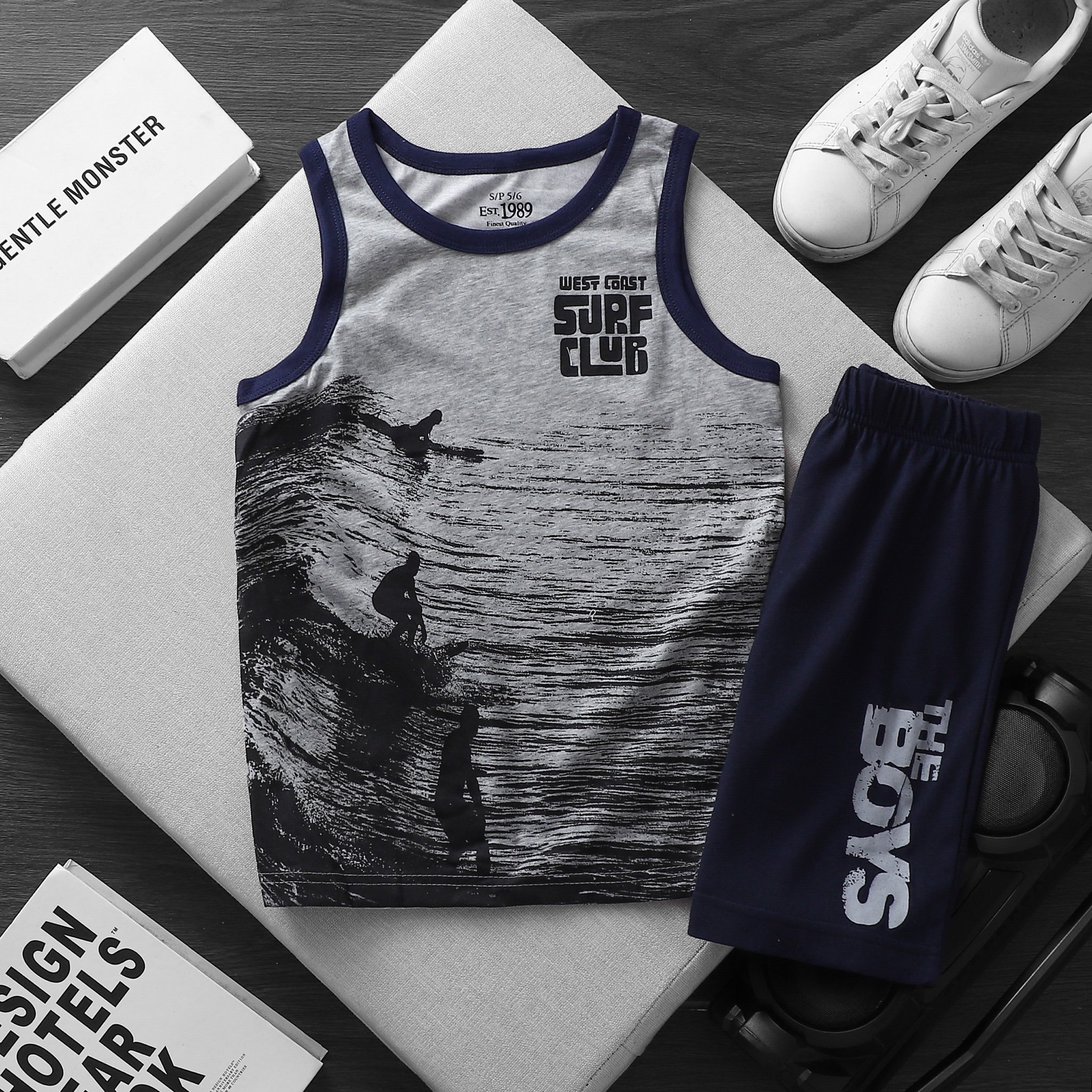 Bộ ba lỗ Place 7 hình Bé Trai size 4 - 16y - Bảng màu 2