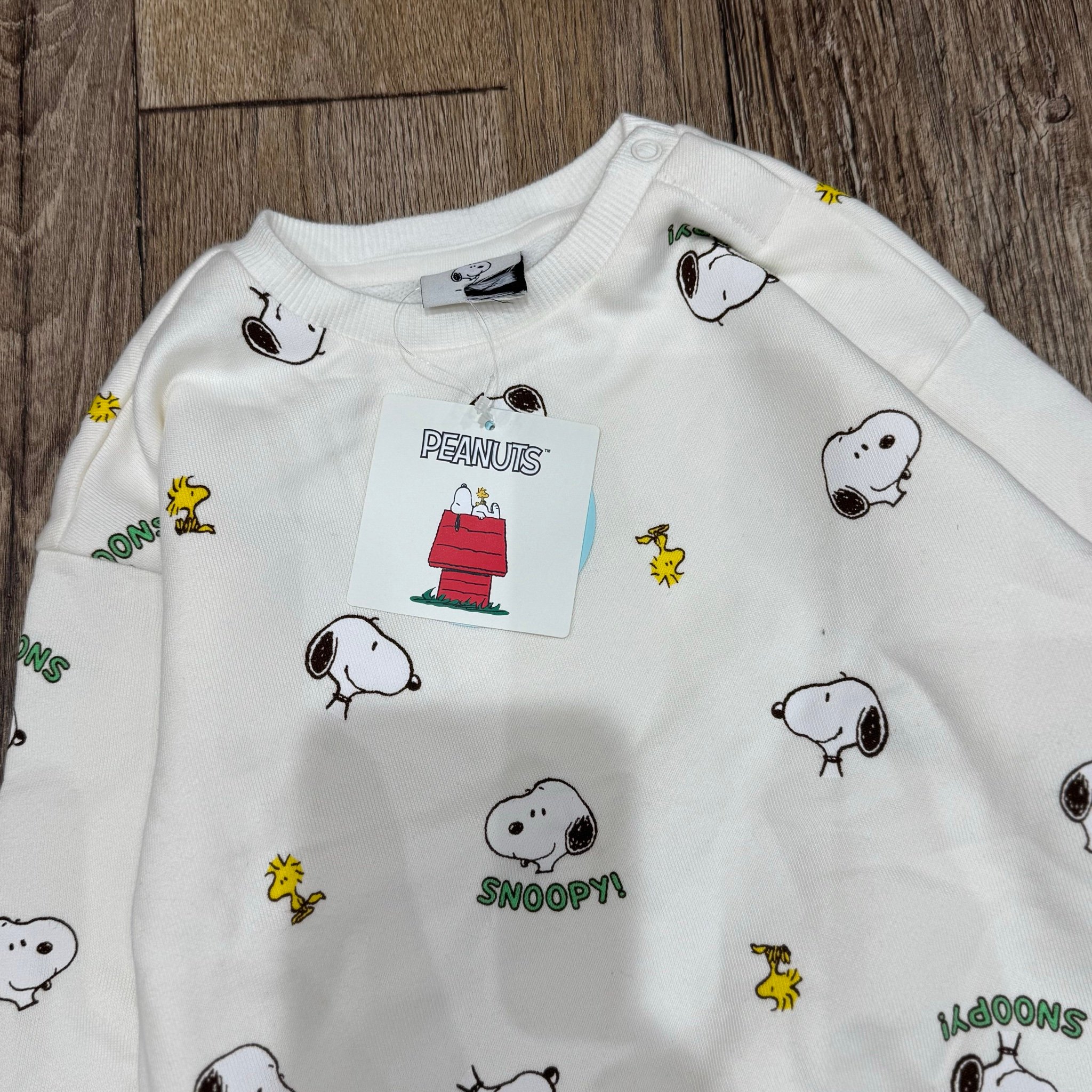 Bộ nỉ da cá Topten baby xuất Hàn dư xịn dòng nhí cho bé size 80-110