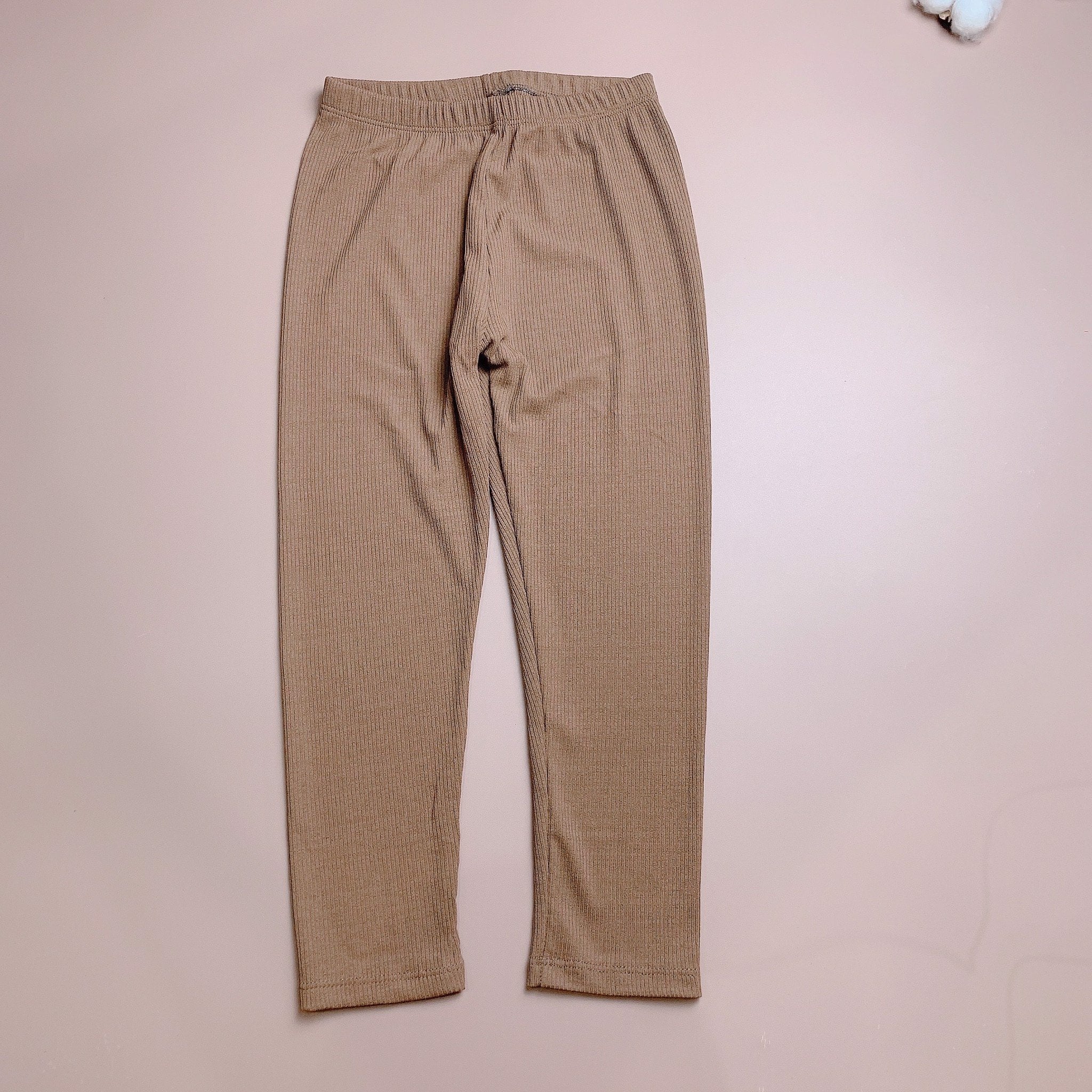 Legging thun tăm Mia Kids trơn màu 6-10y