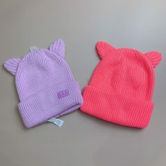 Mũ len Baby Gap tai mèo hai màu