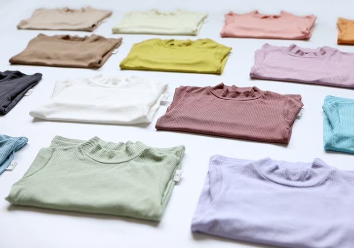 Áo giữ nhiệt cổ 3p Minky mom thun tăm nhiều màu BTBG