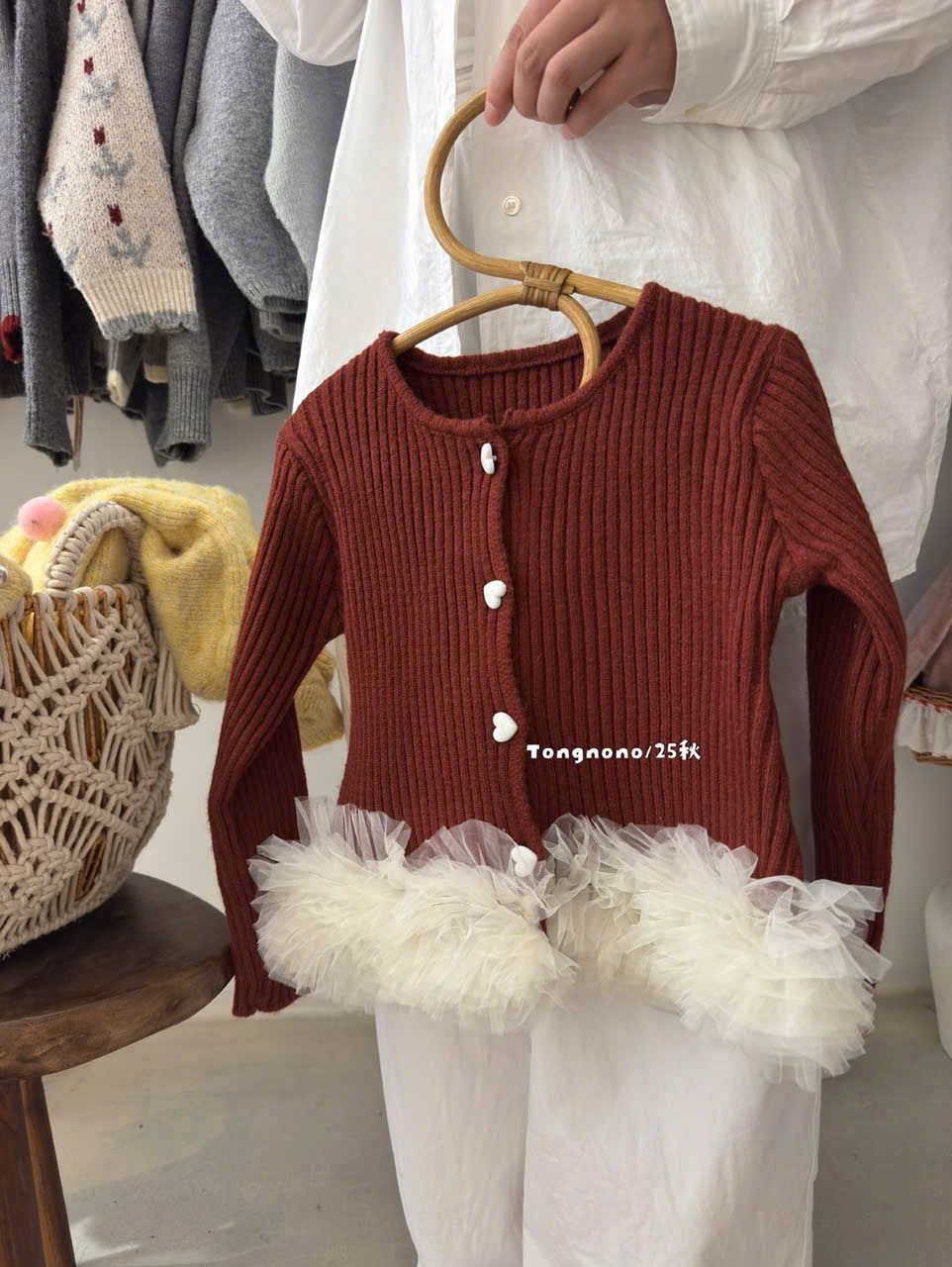 Áo len Tongnono nhiều mẫu cho Bé Gái size 110 - 150