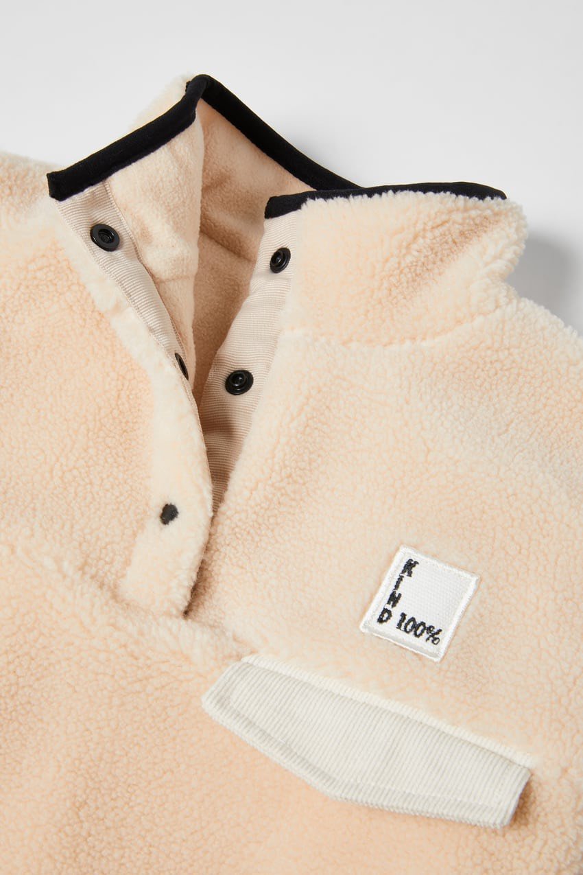 Bộ lông Zara túi ngực 3 màu size 9m - 5y