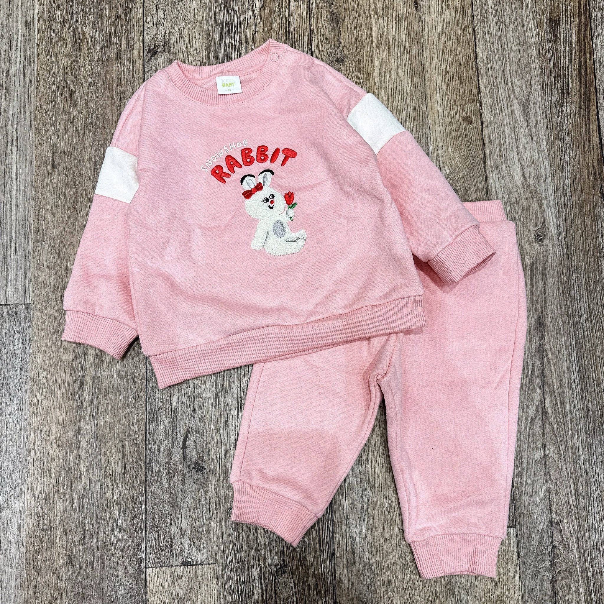 Bộ nỉ bông Topten Baby xuất Hàn họa tiết động vật nhiều màu cho bé size 80-110