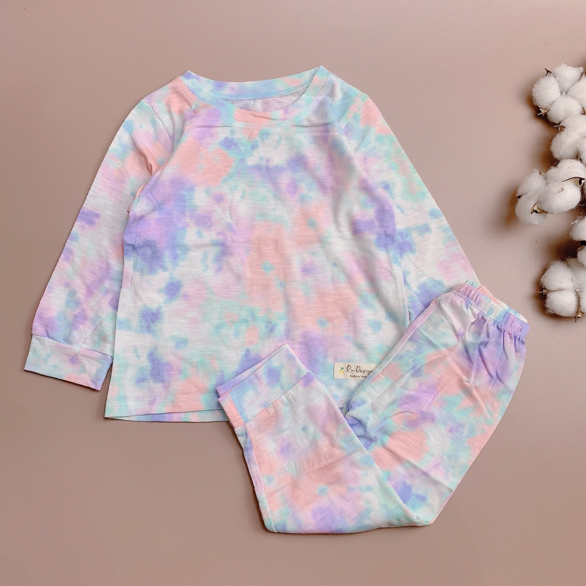 Bộ cotton loang màu Ru Design BG 2-7y