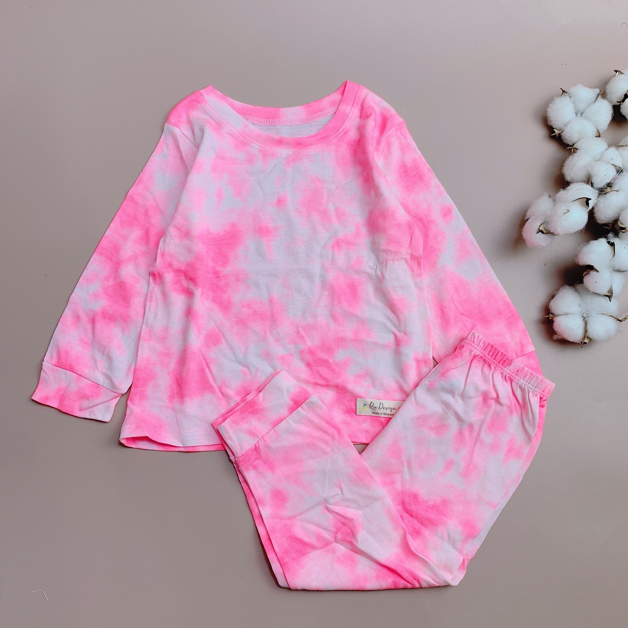 Bộ cotton loang màu Ru Design BG 2-7y