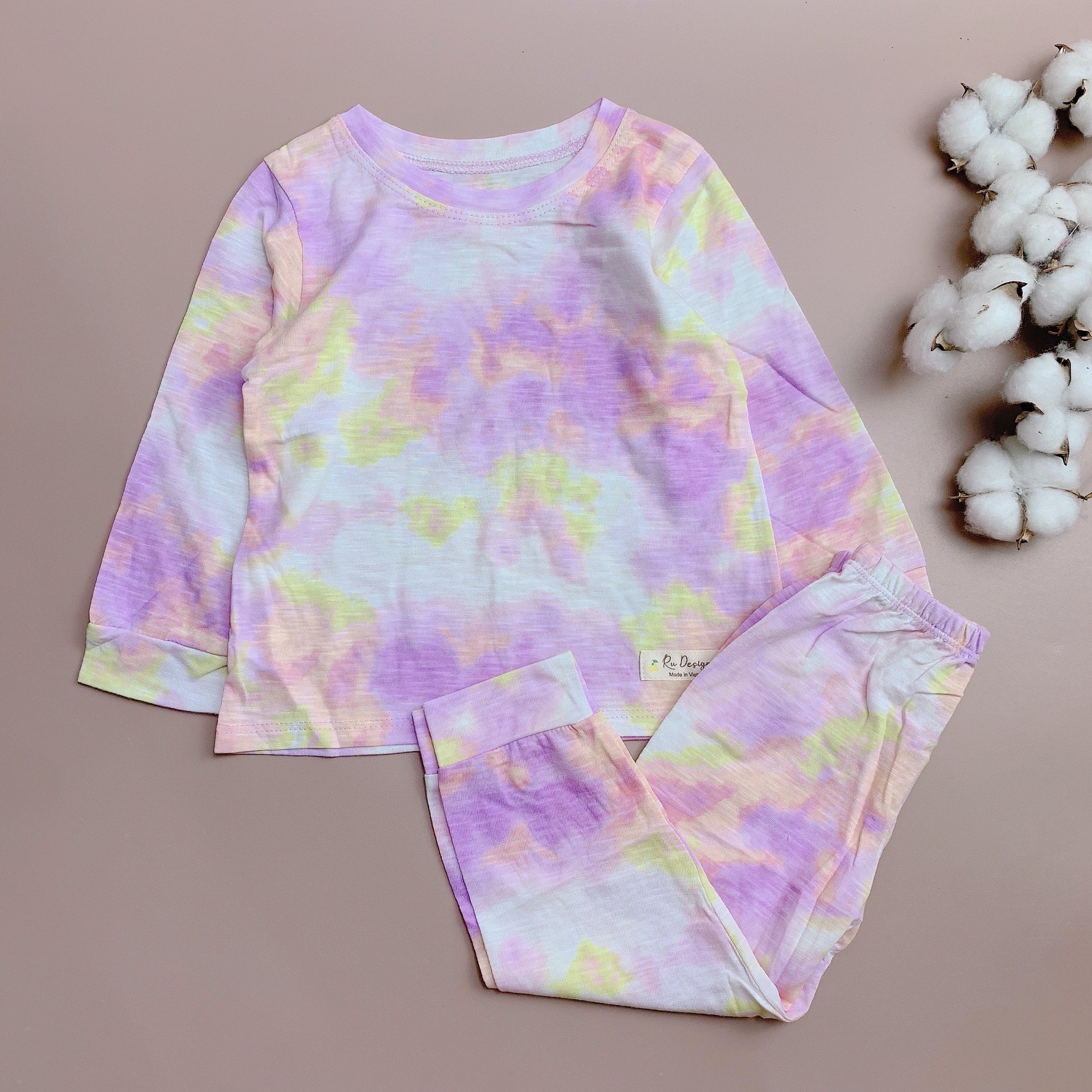 Bộ cotton loang màu Ru Design BG 2-7y