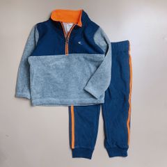 Bộ nỉ băng lông Carters màu navy phối ghi BT