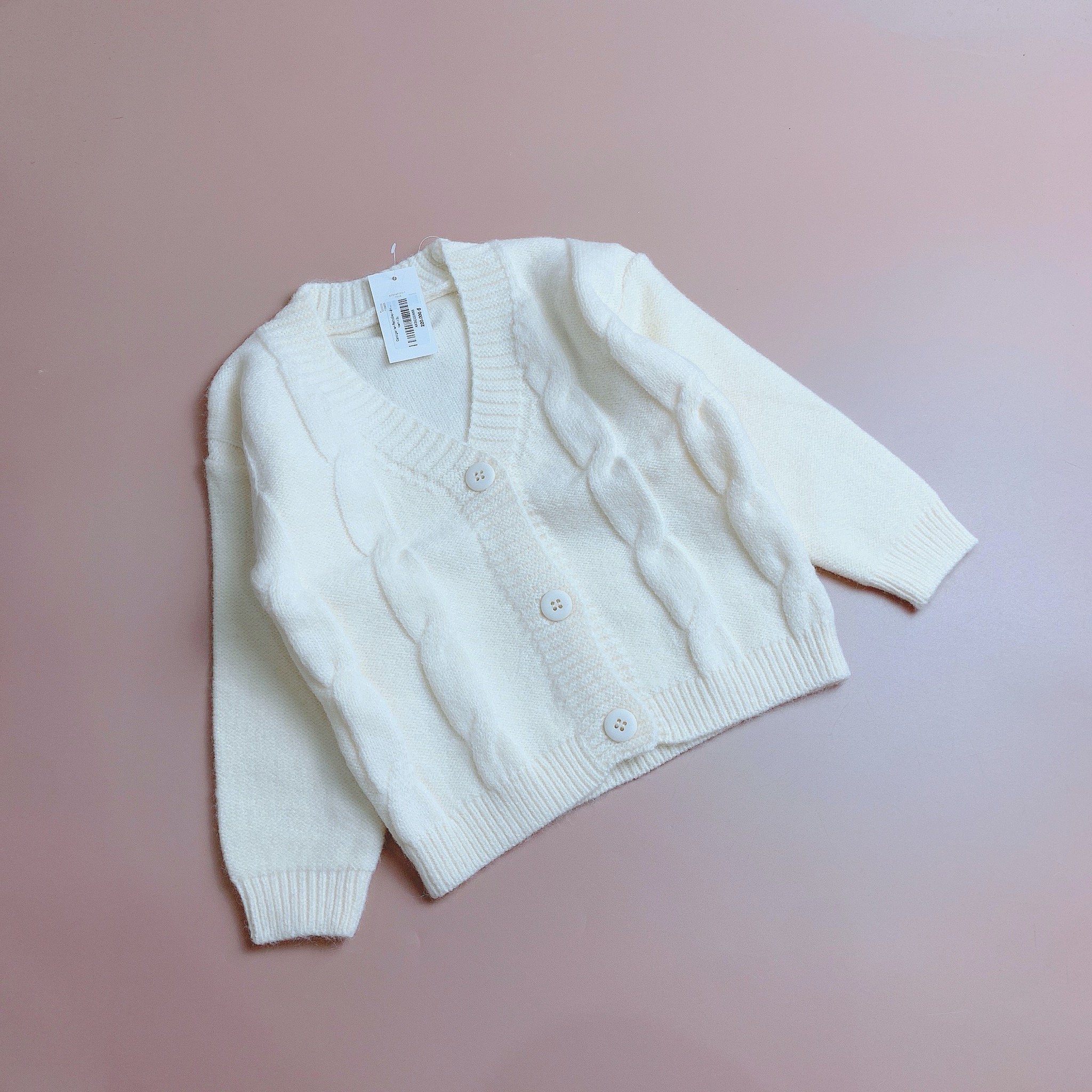 Cardigan len BabyGap vặn thừng cổ tim 3 màu 1 - 5y