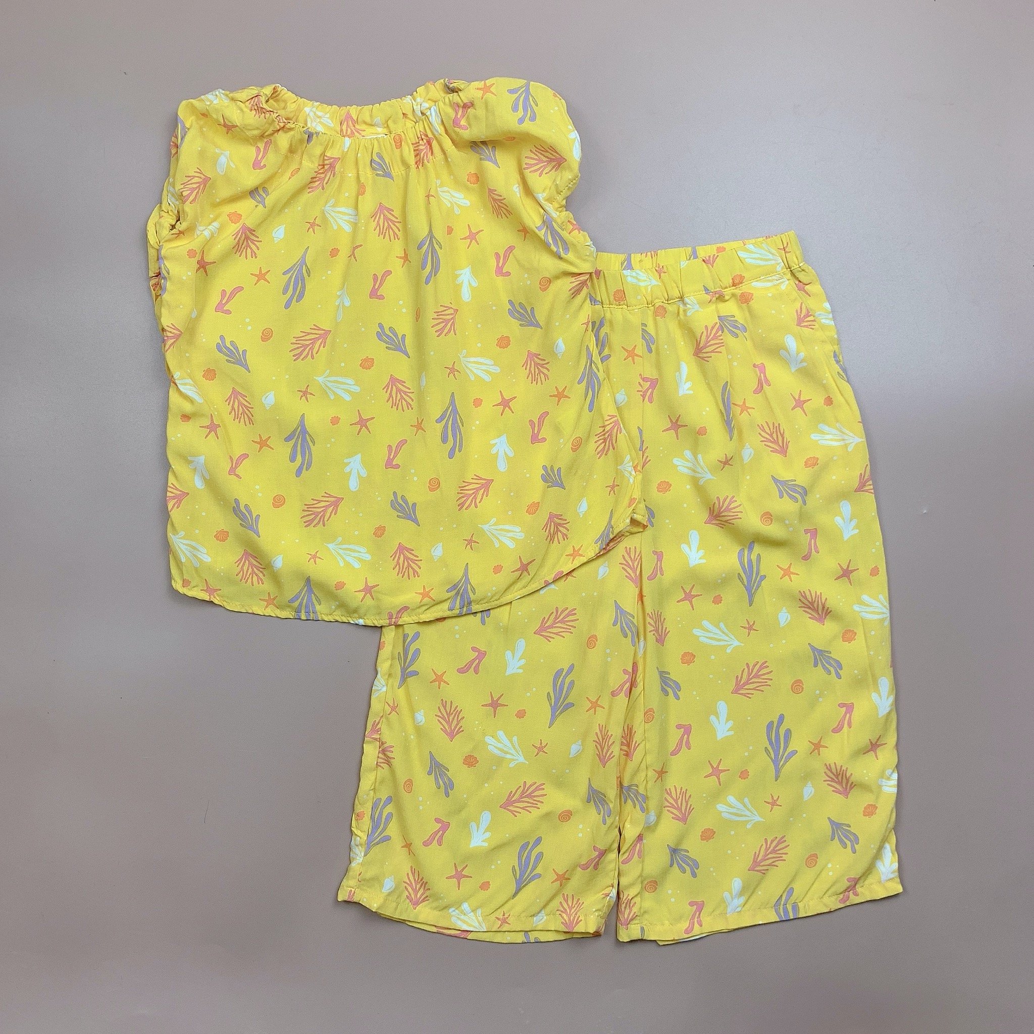 Bộ lanh Topten hoa 3 màu BG size 110 - 150